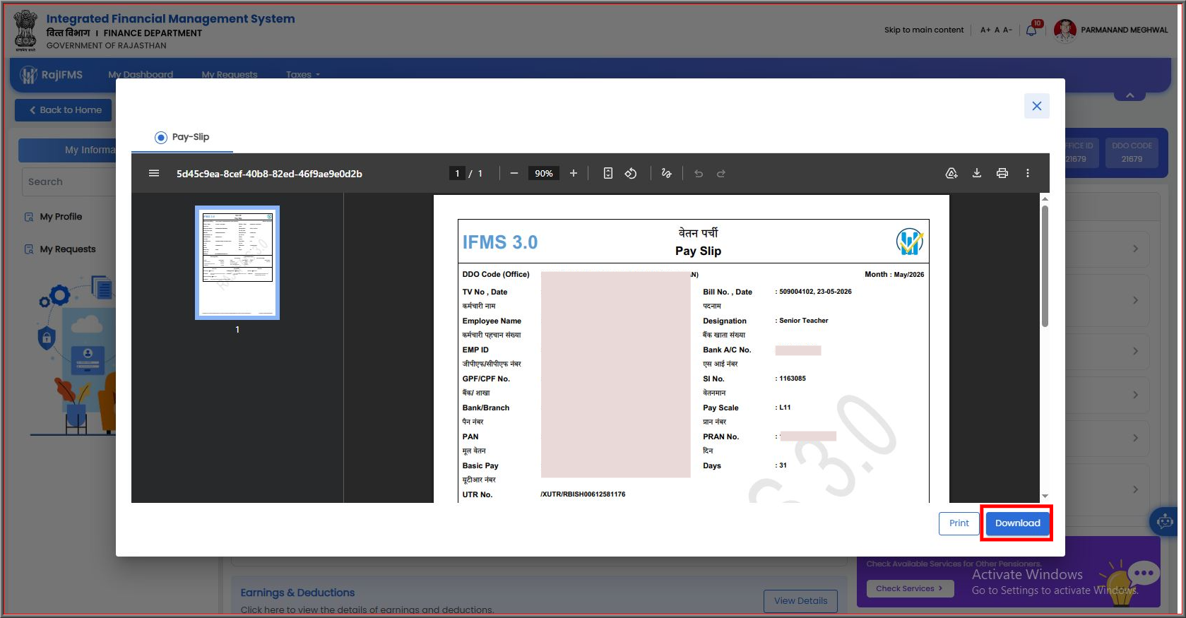 Payslip Preview